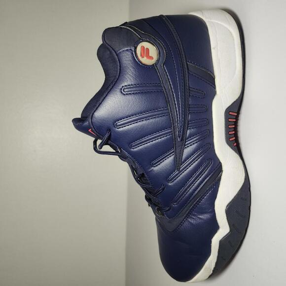 Fila Men's Athletic Sneakers - Navy Blue Size 12 - Picture 4 of 8